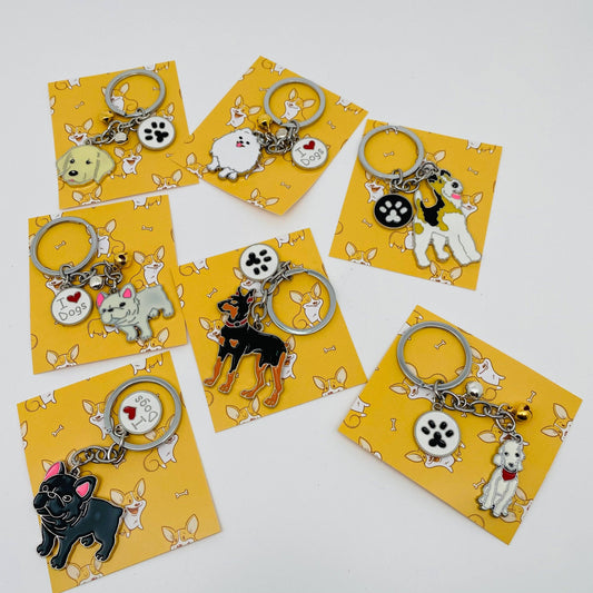 Multiple Styles Keychain Of Dog Style for Dog lovers